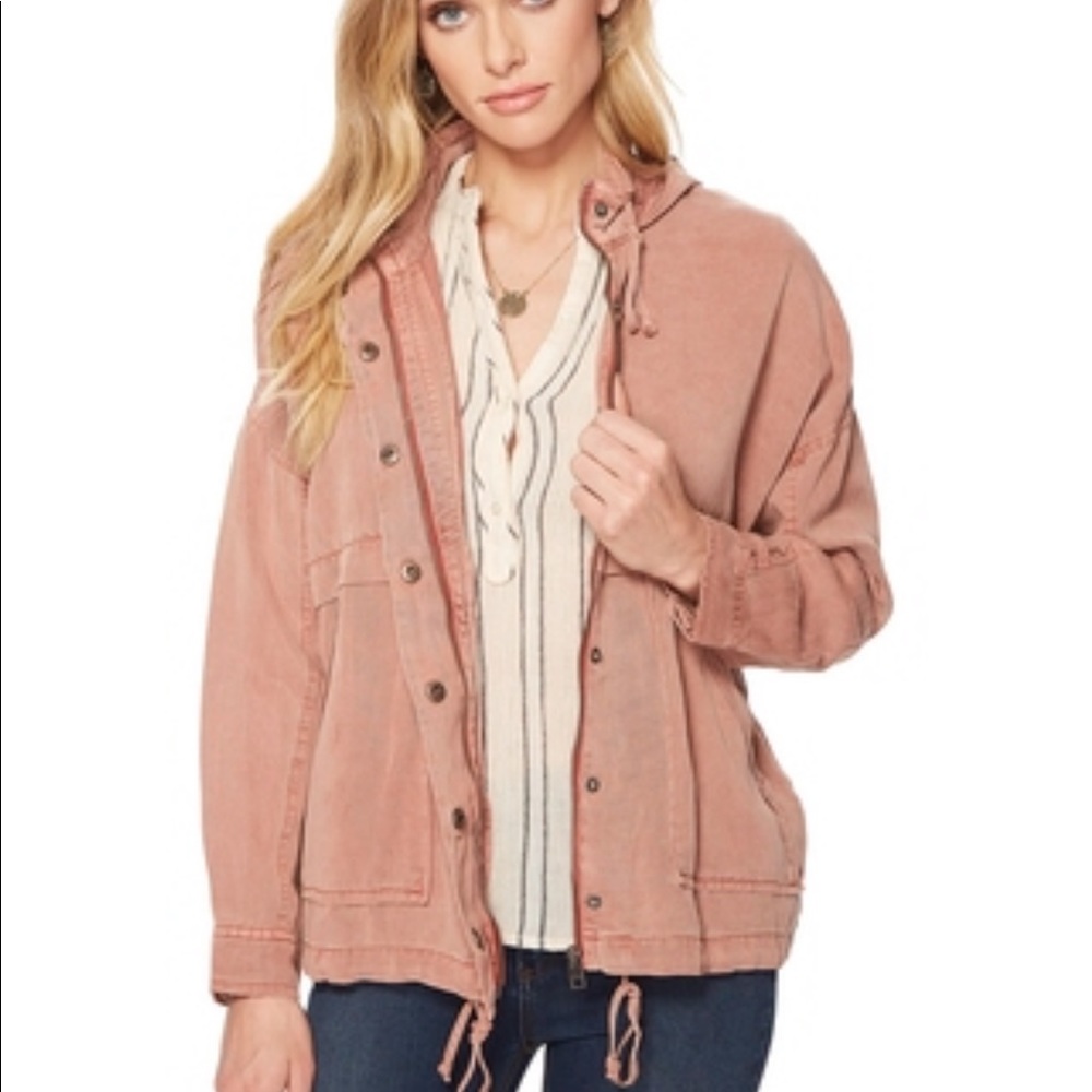 Lucky Brand Blush Hooded Jacket
